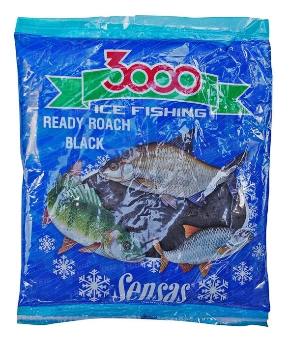 Sensas 3000 Ice Fishing 0.5кг Roach Black ready 01072