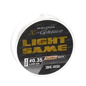 Azura X-Game Light Game Nano PE X-8 150M #0,35 7LB White