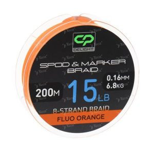 Шнур Carp Pro Delight Spod Marker Braid PE x8 200m 0.16mm флюоро-оранжевый