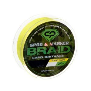 Шнур Carp Pro Spod and Marker Braid Pe X4 200м 0.16мм флюоро-желтый