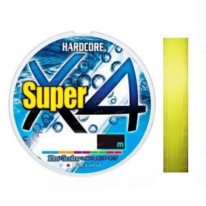 Duel Hardcore Super X4 150 м #0,6 Hi-Vis yellows