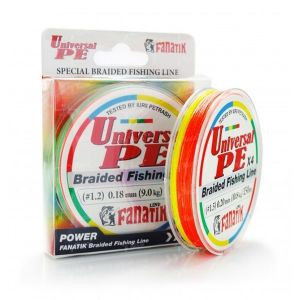 Шнур Fanatik Universal PE X4 150м Varicoloured 0.8/0.14мм