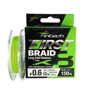 Шнур Intech First Braid X8 150м #0.6 12lb