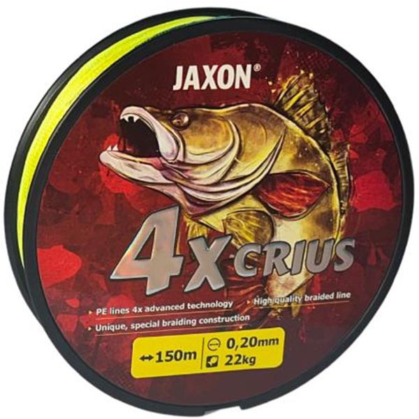 Шнур Jaxon Crius 4x Fluo 0.10 150m