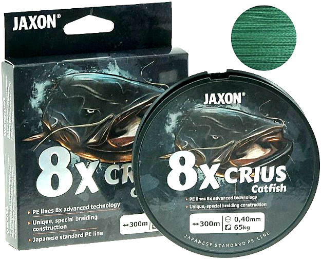 Шнур Jaxon Crius 8x Catfish Green 0.37mm 300m