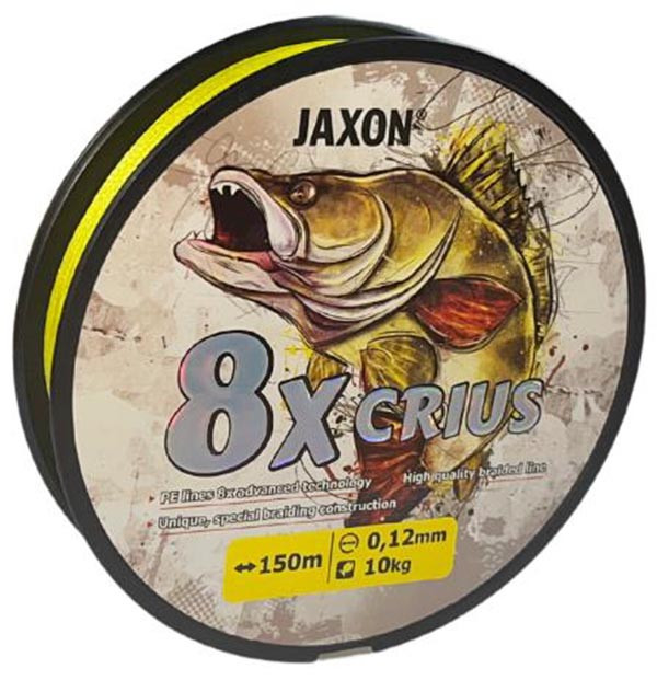 Шнур Jaxon Crius 8x Fluo 0.12 150m