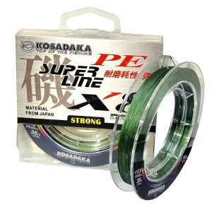 Шнур Kosadaka PE Super Line X8 0.18мм 150м Dark Green