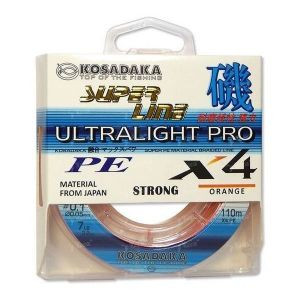 Шнур Kosadaka Ultra Pro X4 0.05мм 110м Orange