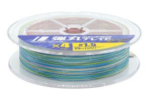 Шнур Major Craft Dangan Braid x4 #0.6 Multicolor 200м
