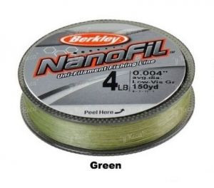 Шнур Nanofil 125м 0.04 Green 0.055мм 1.96кг