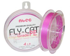 Шнур Ntec FlyCat 0.08мм Pink 137м
