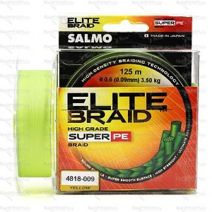 Шнур Salmo Elite Braid Yellow 125м 0.13мм