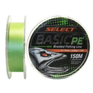 Шнур Select Basic PE 150м 0.04мм салатний 5lb/2.5кг