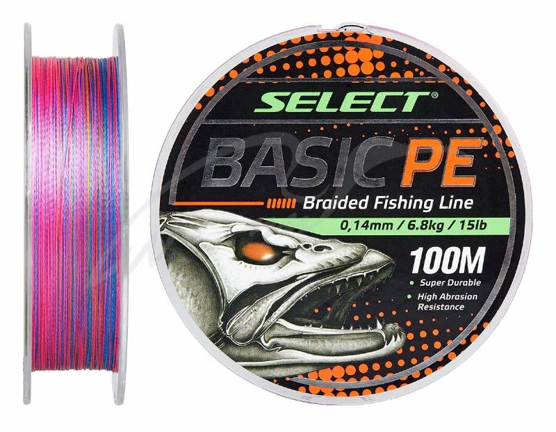Шнур Select Basic PE 150m Multicolor 0.04mm 5lb/2.5kg