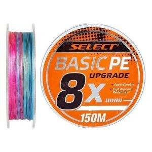 Шнур Select Basic PE 8x 150м #0.6 12lb Multicolor