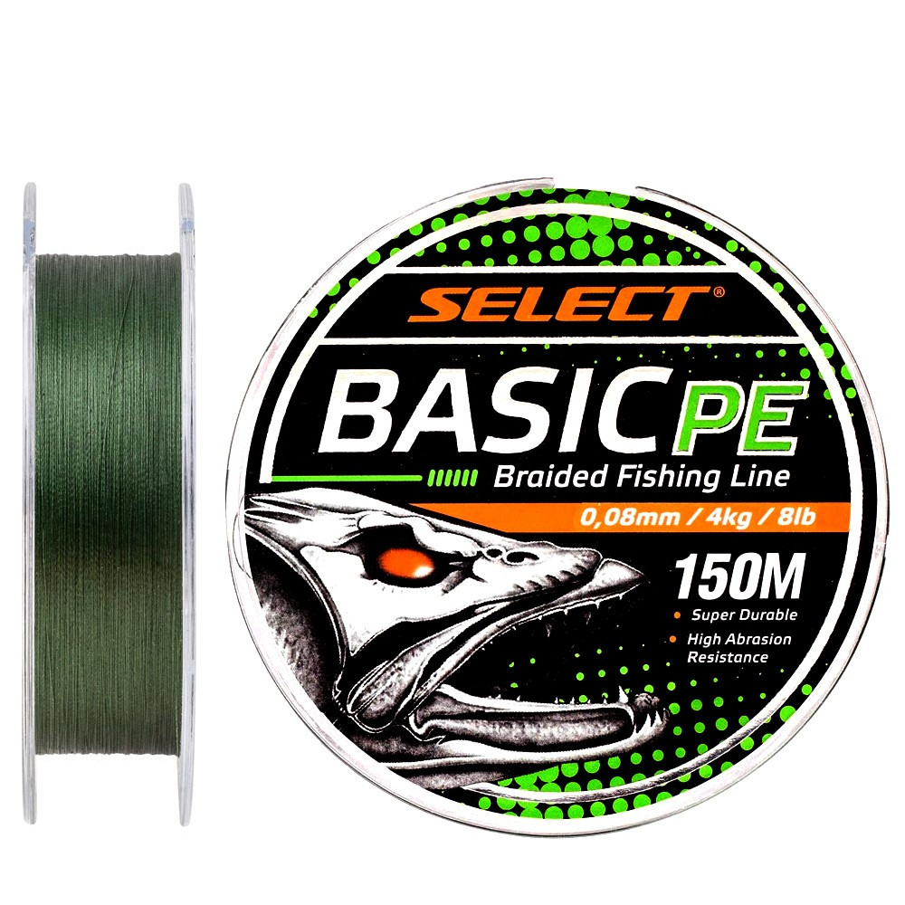 Шнур Select Basic PE Dark Green 150m 0.22mm
