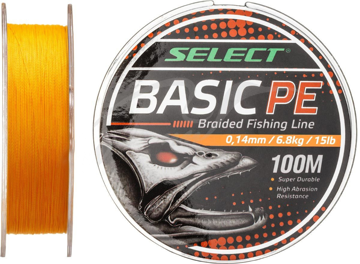 Шнур Select Basic PE Orange 150m 0.12mm