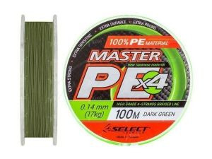 Шнур Select Master 100м 0.06 темно-зелений