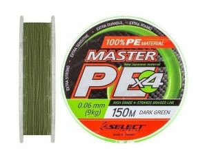 Шнур Select Master 150м 0.18 темно-зелений