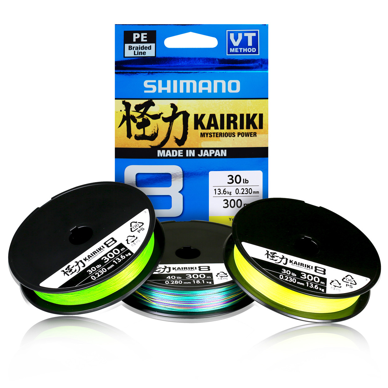 Шнур Shimano Kairiki 8 PE Mantis Green 150m 0.28mm