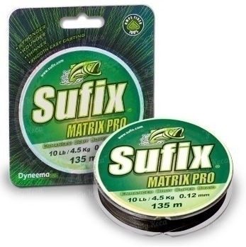 Шнур Sufix Matrix Pro 135м 30lb 0.23мм Green