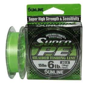 Шнур Sunline Super PE 10lb 150m салатний