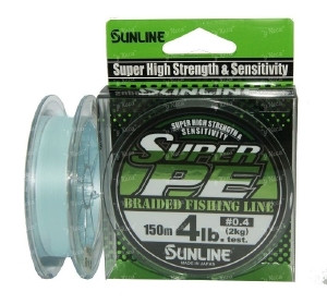 Шнур Sunline Super PE NEW 4lb 150m синій