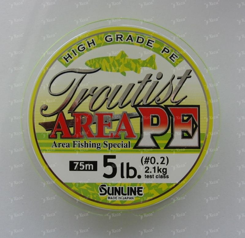 Шнур Sunline Troutist Area 0.2 5lb 75m
