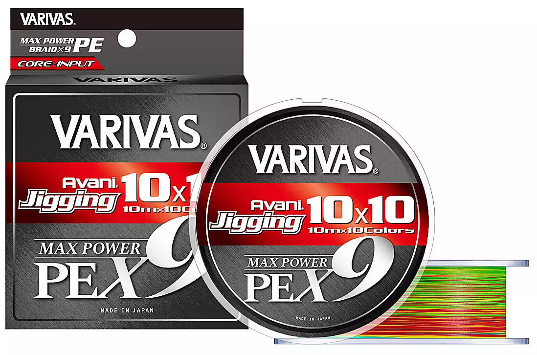 Шнур Varivas Avani Jigging Max Power X9 10x10 Multicolor 200m 10.3kg 0.165mm #1.0