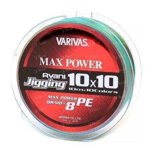 Шнур Varivas New Avani Jigging PE X8 Multicolor 10*10m 200m #1.0 max 20.2lb