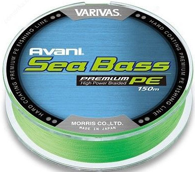 Шнур Varivas New Avani Sea Bass PE Green 150m #1.0