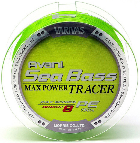 Шнур Varivas New Avani Sea Bass Tracer Max Power PE 150m #0.6