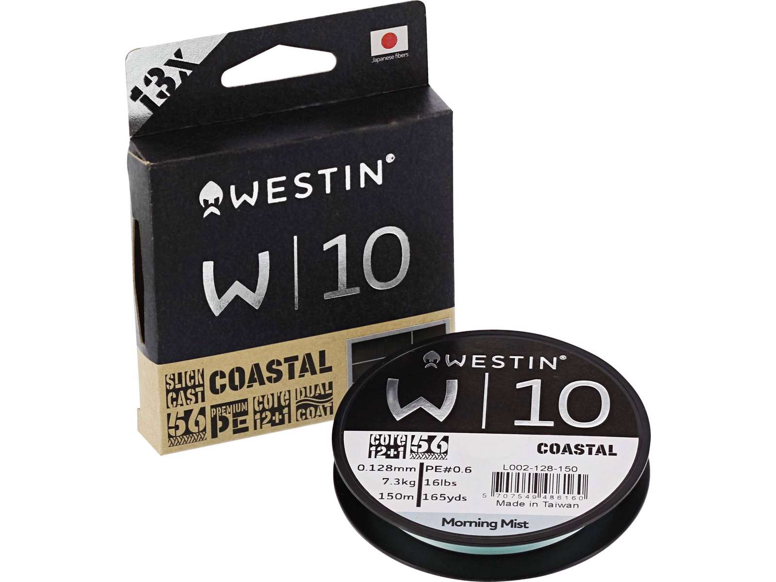 Шнур Westin W10 13 Braid Coastal Morning Mist 0.10mm 150m 6.0kg