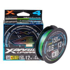 Шнур X-Braid X4 3 Color 120м #0.4 max 8lb