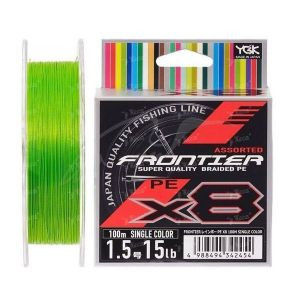 Шнур YGK Frontier Braid Cord x8 зелений 100м #2.0 30lb