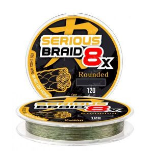 Шок лидер Carp Zoom Serious 8X Braided Line Green 120м 0.30мм 23.7кг CZ0441