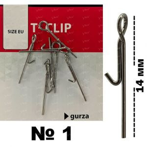 Шпилька для силикона Gurza T- CLIP №1 SN-1403 10шт