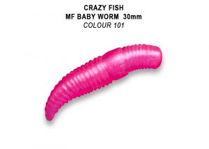 Силікон Crazy Fish MF Baby Worm 1.2