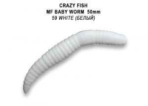 Силікон Crazy Fish MF Baby Worm 2.0