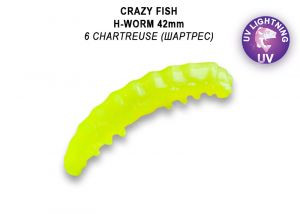 Силікон Crazy Fish MF H-Worm 1.65