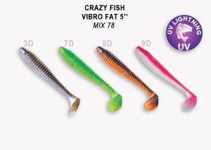 Силікон Crazy Fish Vibro Fat 5.0