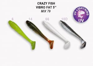 Силікон Crazy Fish Vibro Fat 5.0