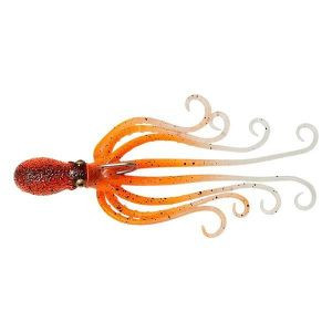 Силікон Savage Gear 3D Octopus 10см 35г Uv Orange Glow 1шт