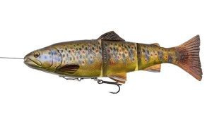 Силікон Savage Gear 4D Line Thru Trout 150SS Dark Brown Trout 1шт