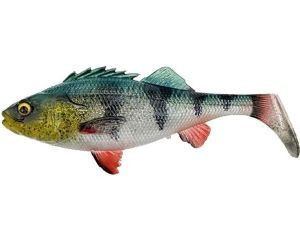 Силікон Savage Gear 4D Perch Shad SS 12.5см Green Silver неоснащений