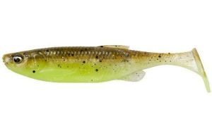 Силикон Savage Gear Fat Minnow T-Tail 105mm Green Pearl Yellow 1шт