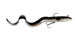 Силікон Savage Gear LB 3D Real Eel Ready 20см 01-Black Green Pearl 1шт