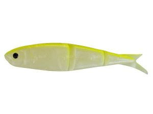 Силікон Savage Gear LB Soft 4Play Swim n Jerk 8см 44-Fluo Yellow Glow (45080) 4шт