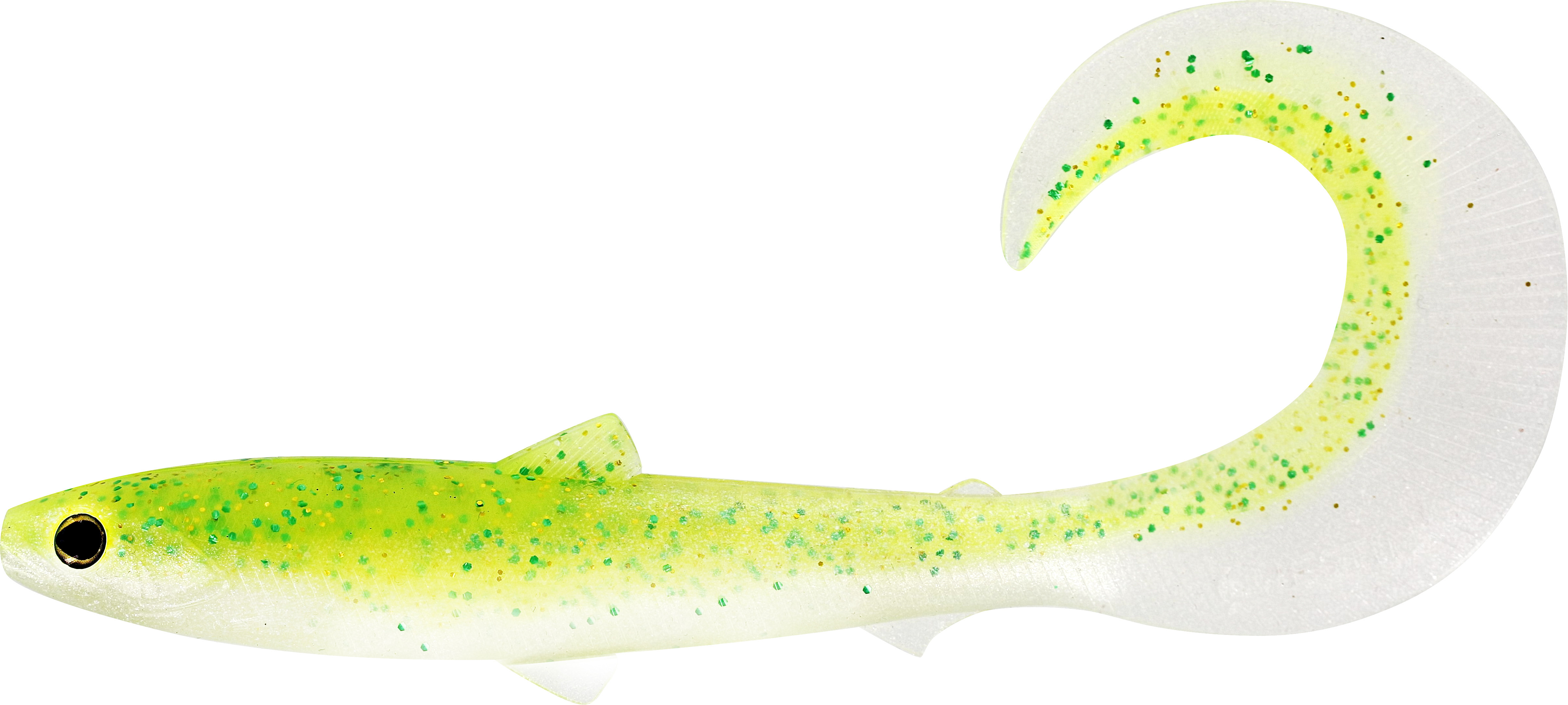 Силікон Westin BullTeez Curltail 10cm 6g Sparkling Chartreuse (2шт/уп)