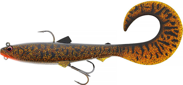 Силикон Westin BullTeez Curltail R 'N R 21cm 73g Motoroil Burbot (1шт/уп)